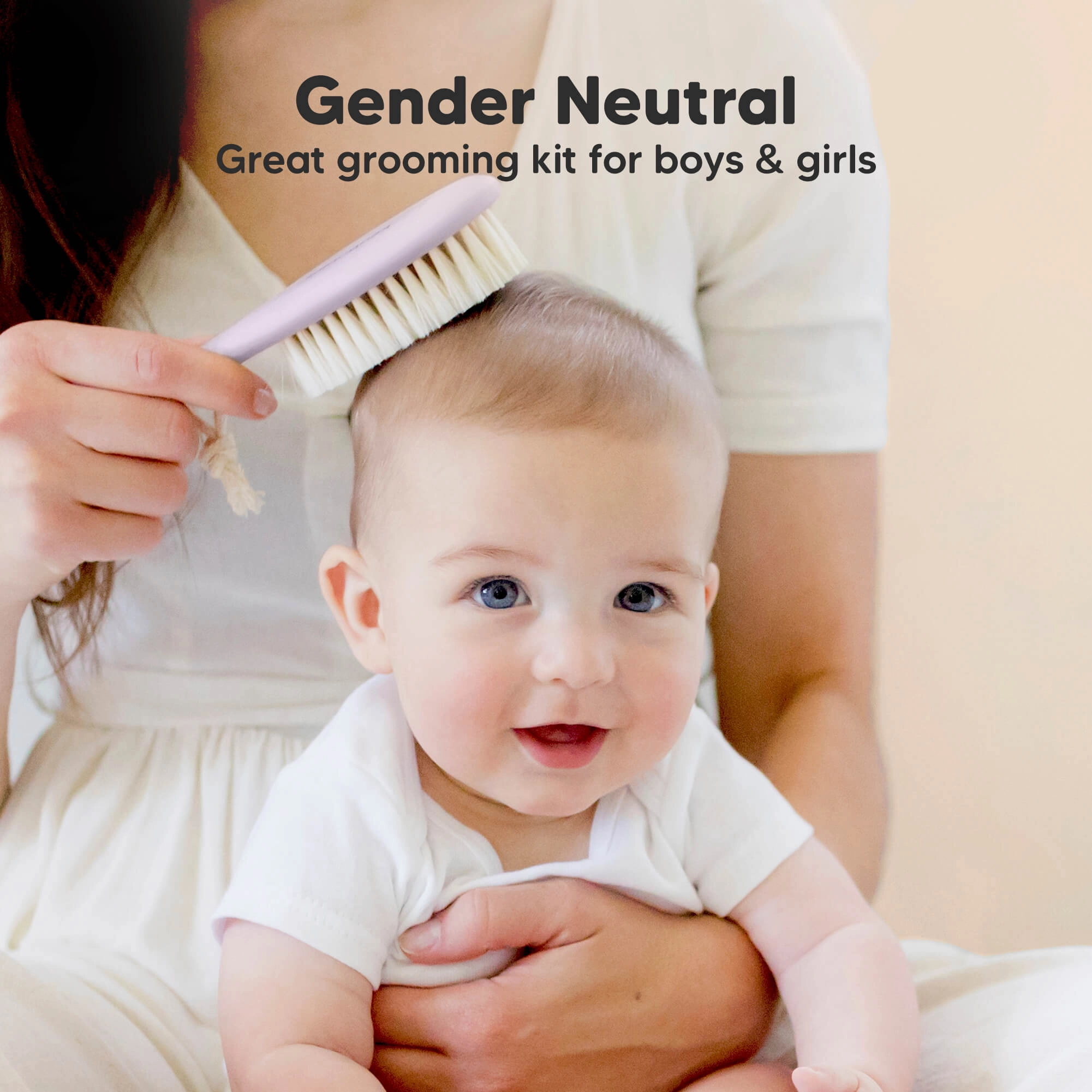 Baby Hair Brush and Comb Set (Thistle)