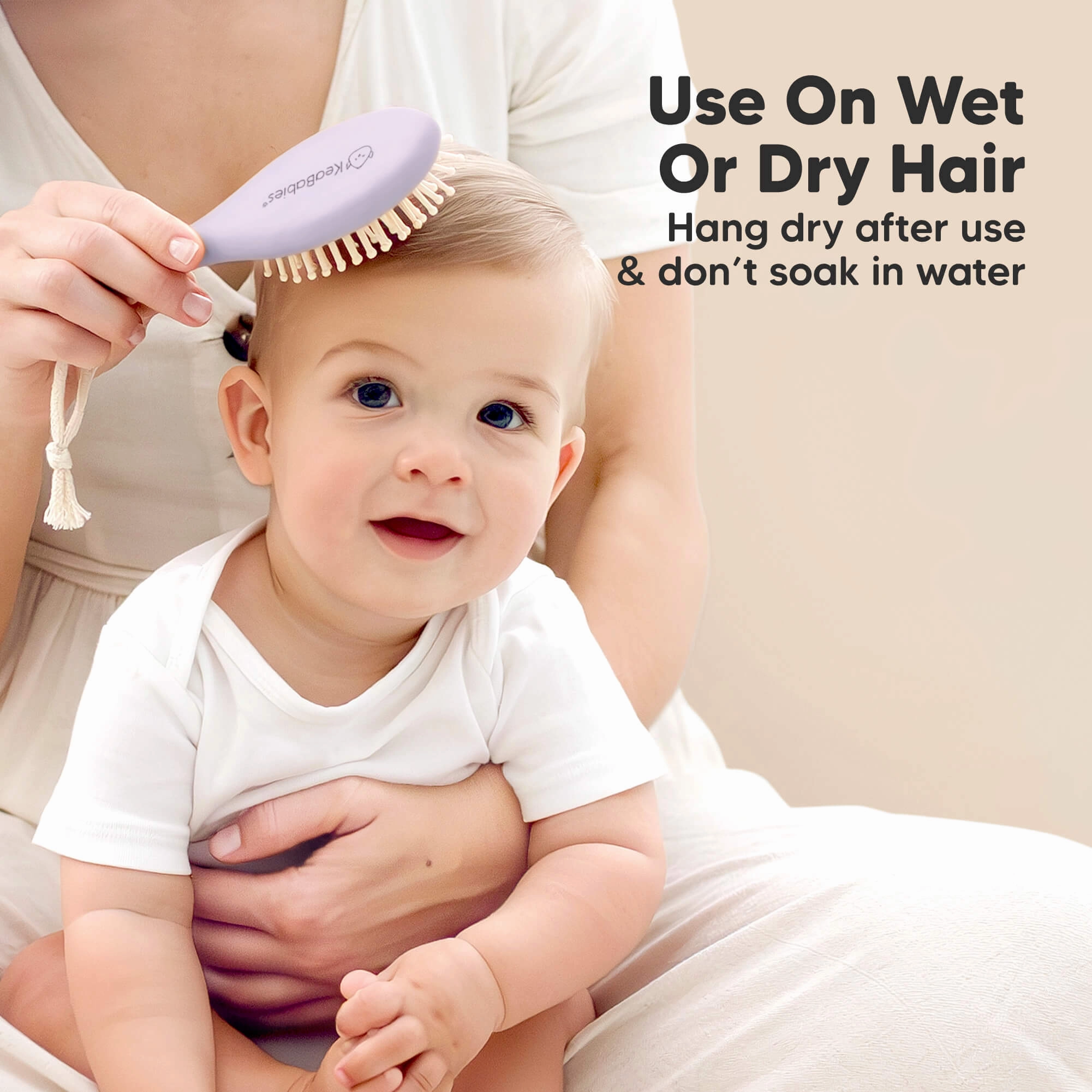 Baby Hair Brush and Comb Set (Thistle)