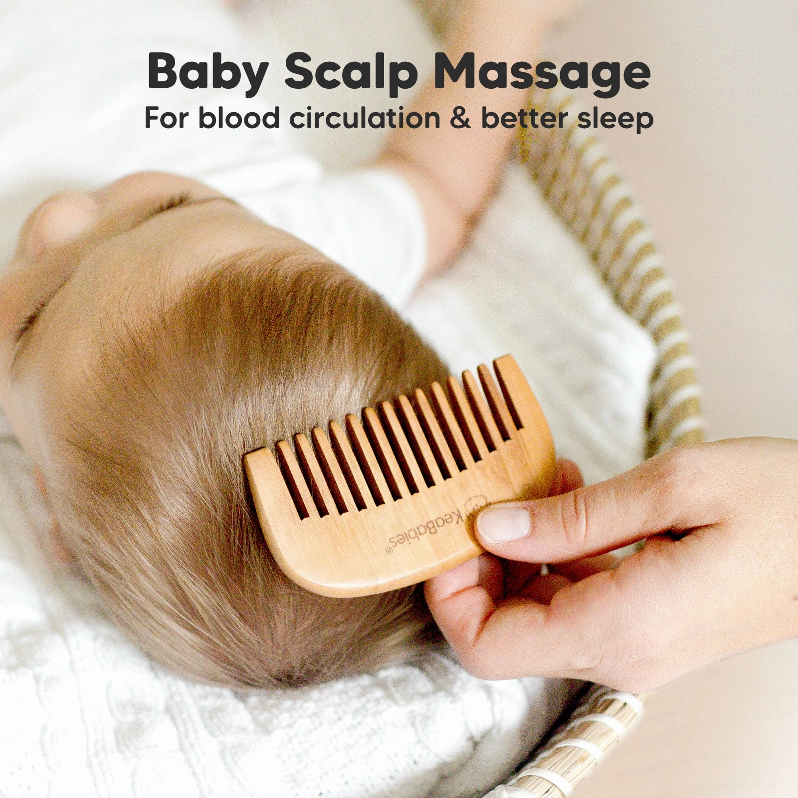 Baby Round Hair Brush and Comb Set