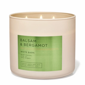 Balsam & Bergamot by Bath & Body Works 3-Wick Scented Candle
