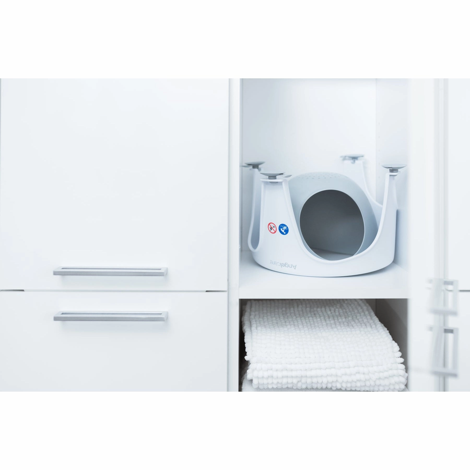 Bath Ring Seat - Light Grey
