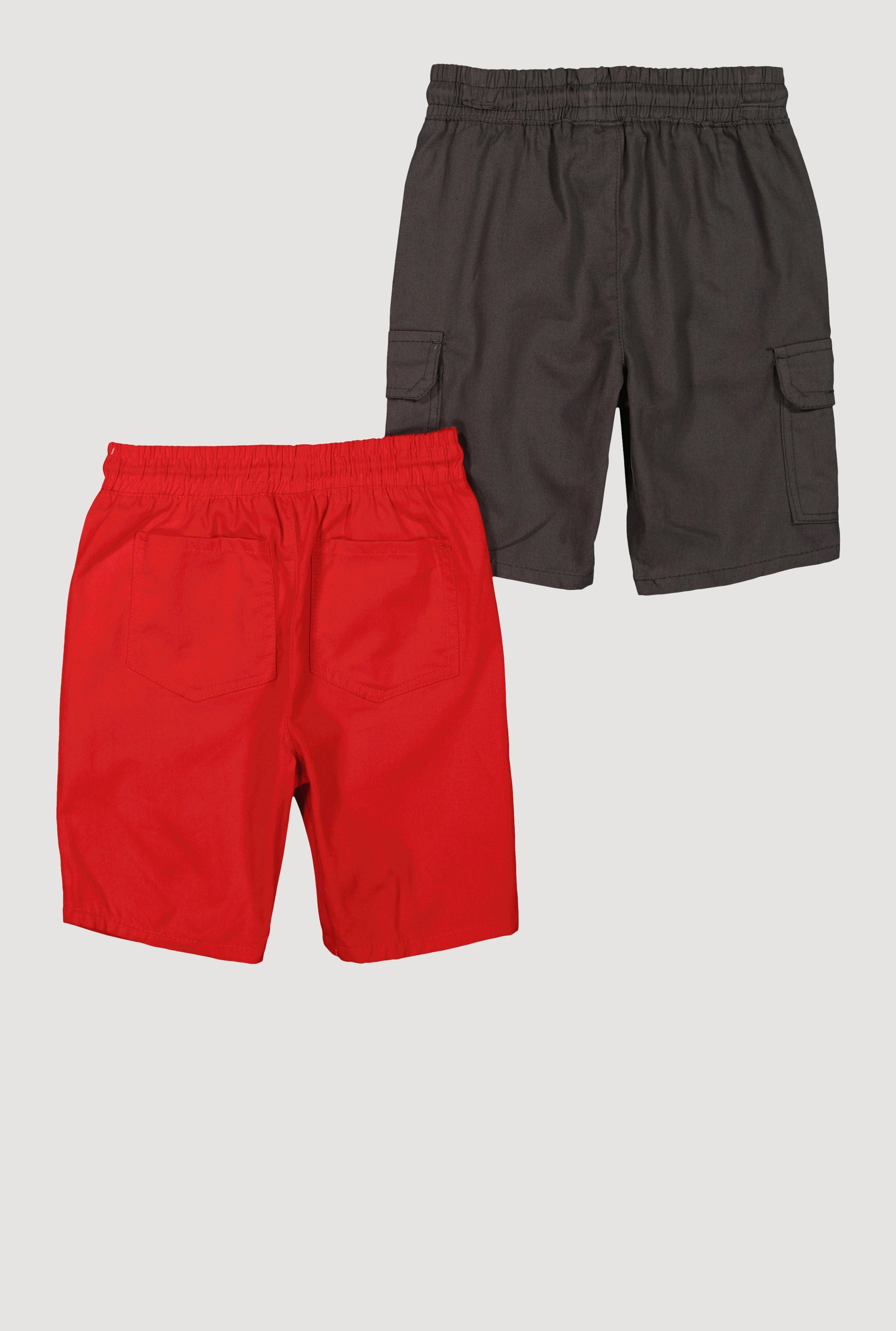 Boys Drawstring Cargo Pocket Shorts