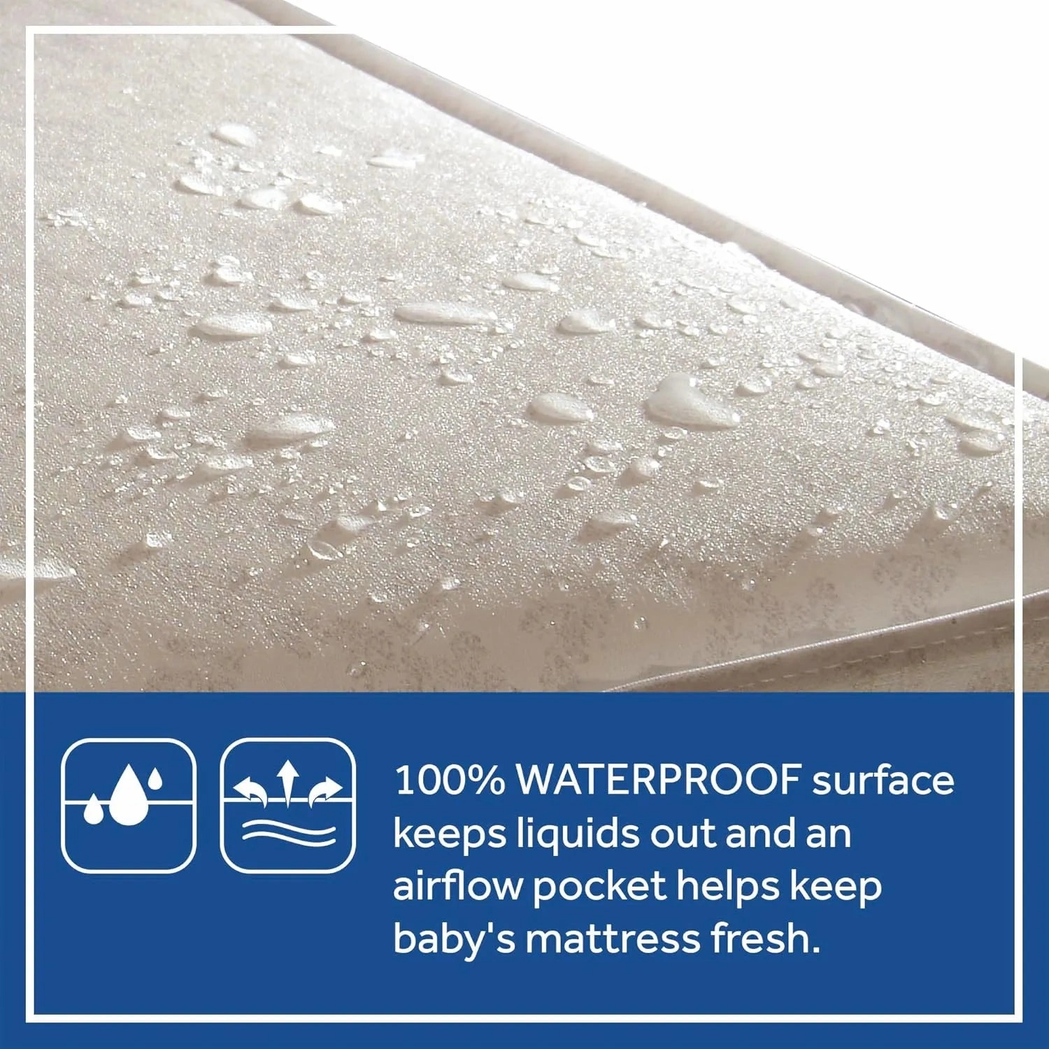Bundle of Sealy Baby Ortho Rest Extra Firm Waterproof Baby Crib Mattress