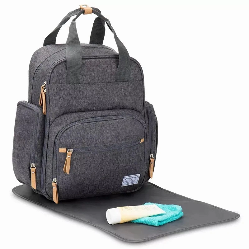Canyon Summit Convertible Diaper Bag - Gray