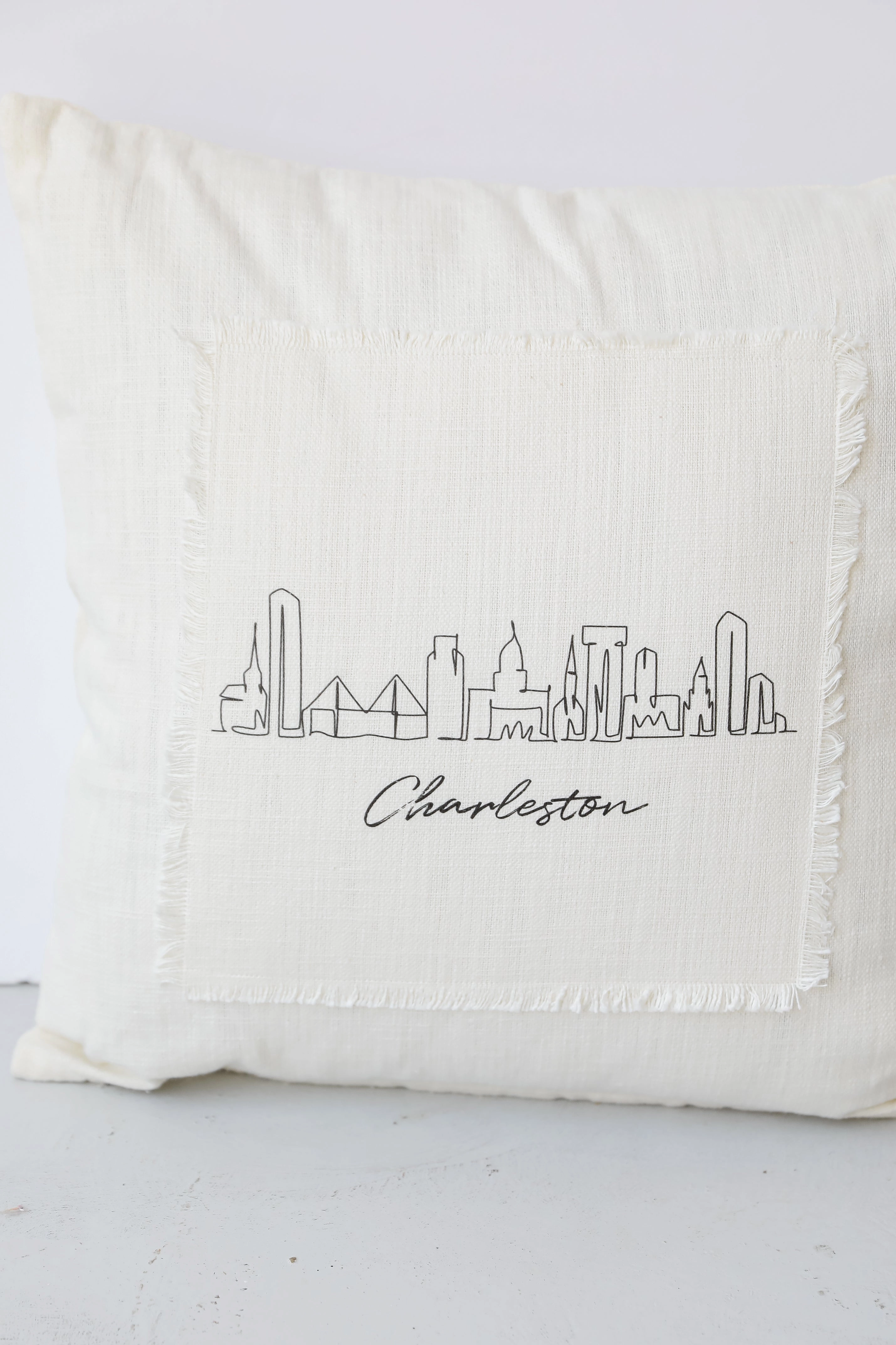 Charleston City Scape Pillow