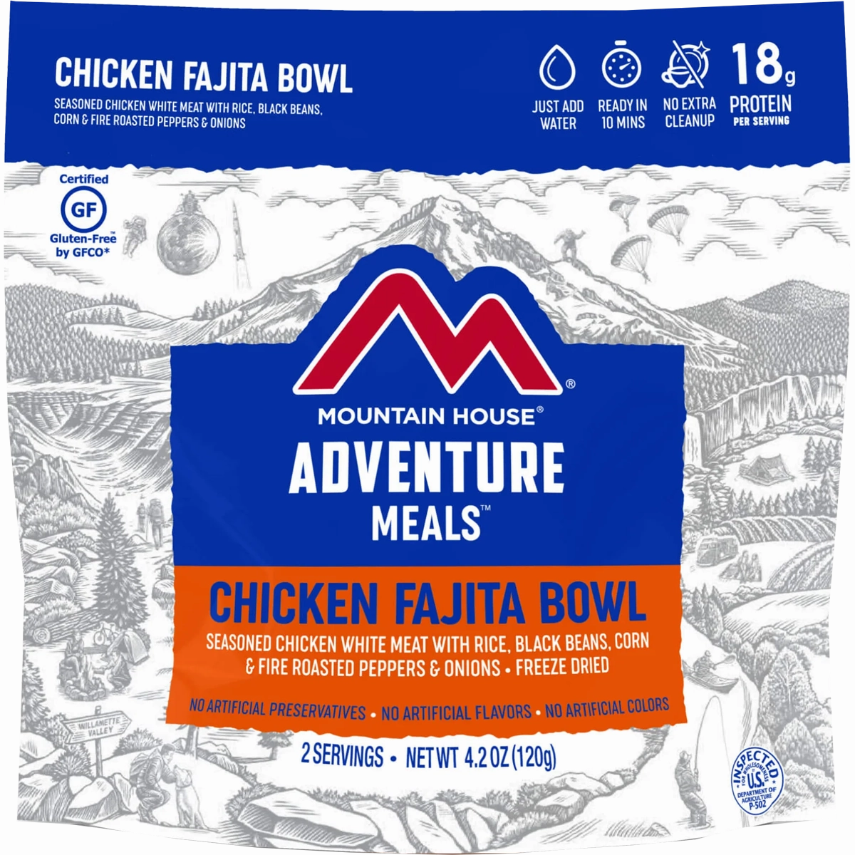 Chicken Fajita Bowl (2 Servings)