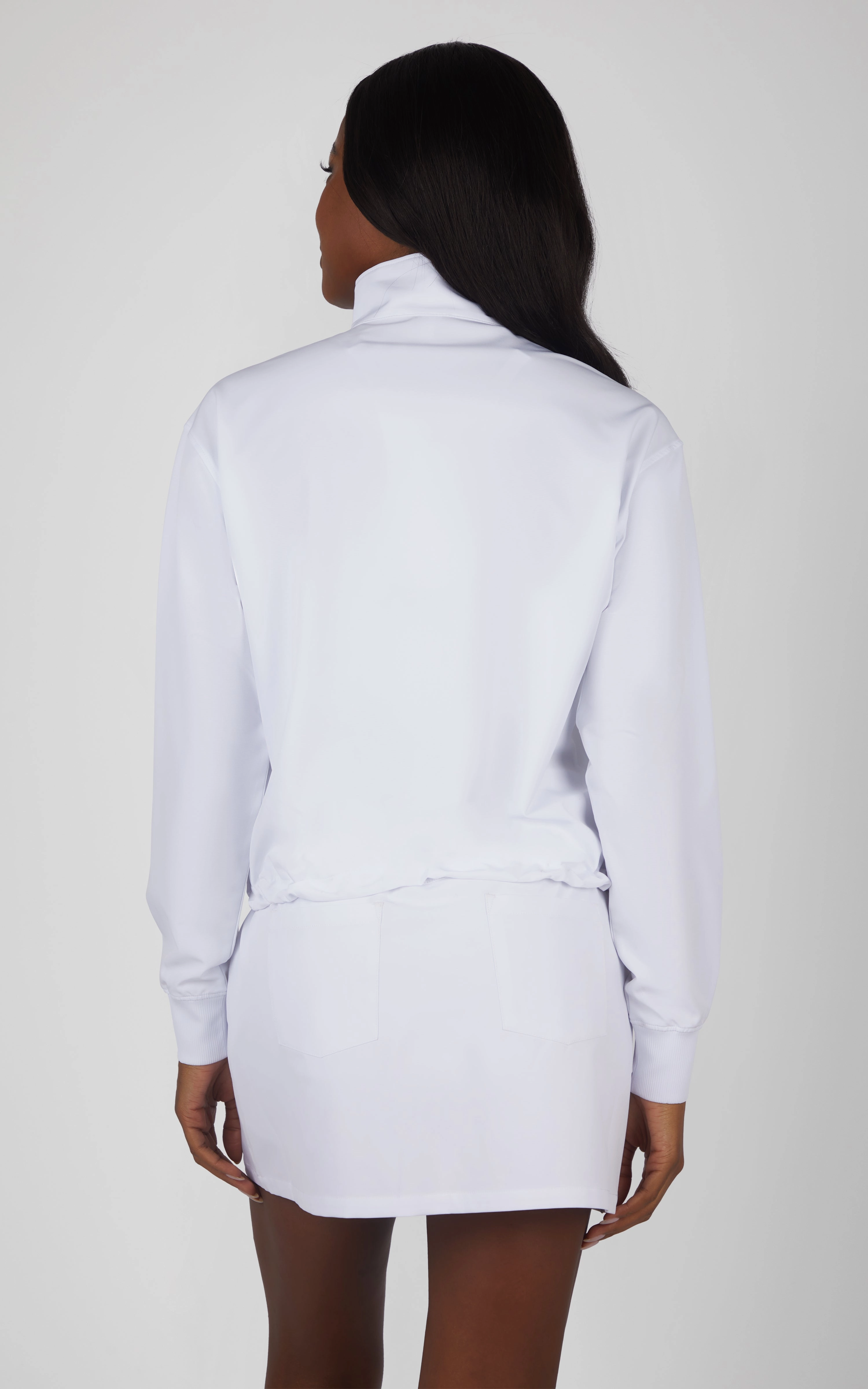 Citylite Half Zip Cinched Hem Jacket