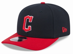 Cleveland Guardians New Era Home Navy/Red 9SEVENTY Adjustable Hat