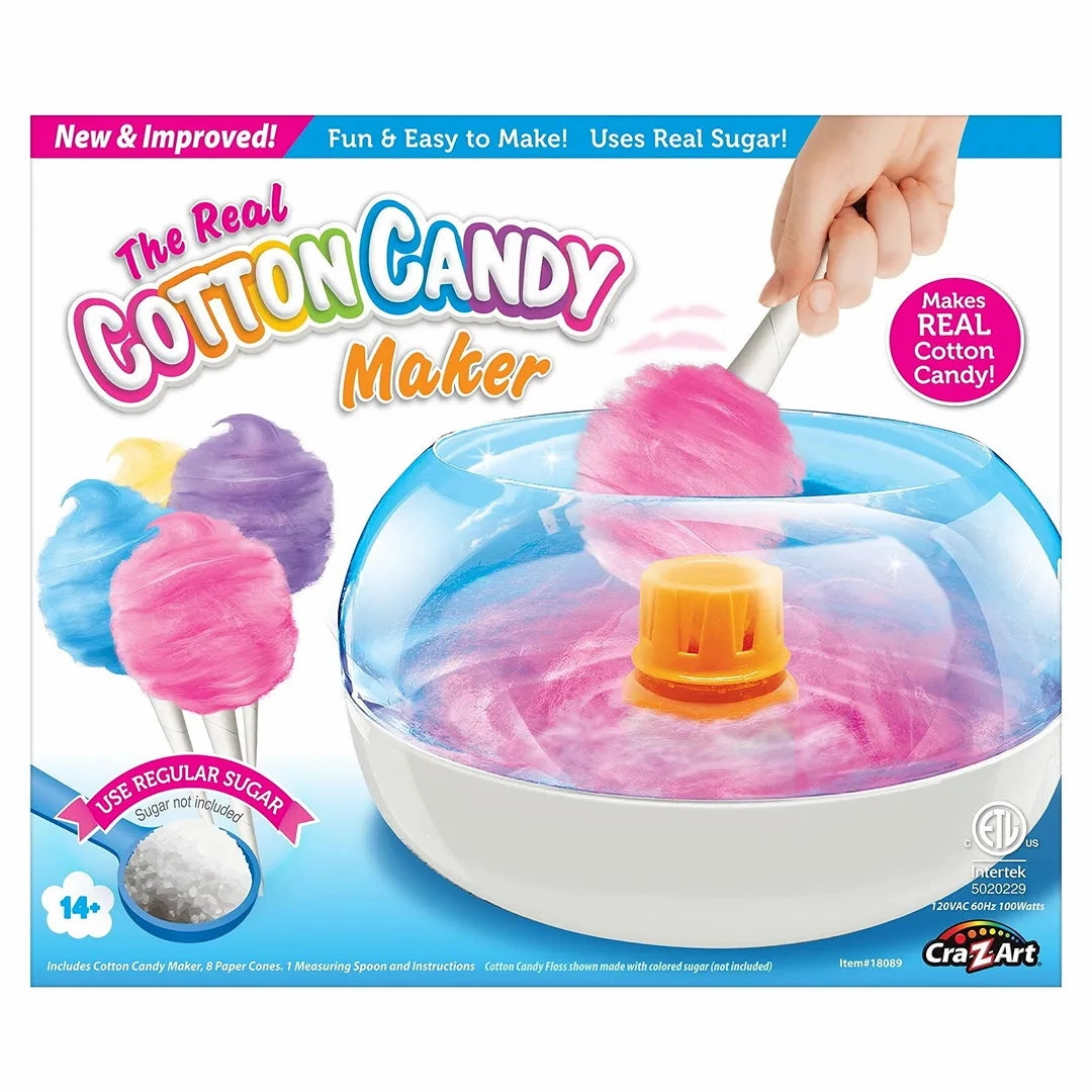 Cotton Candy Maker, DIY Homemade Real Cotton Candy Machine for Kids