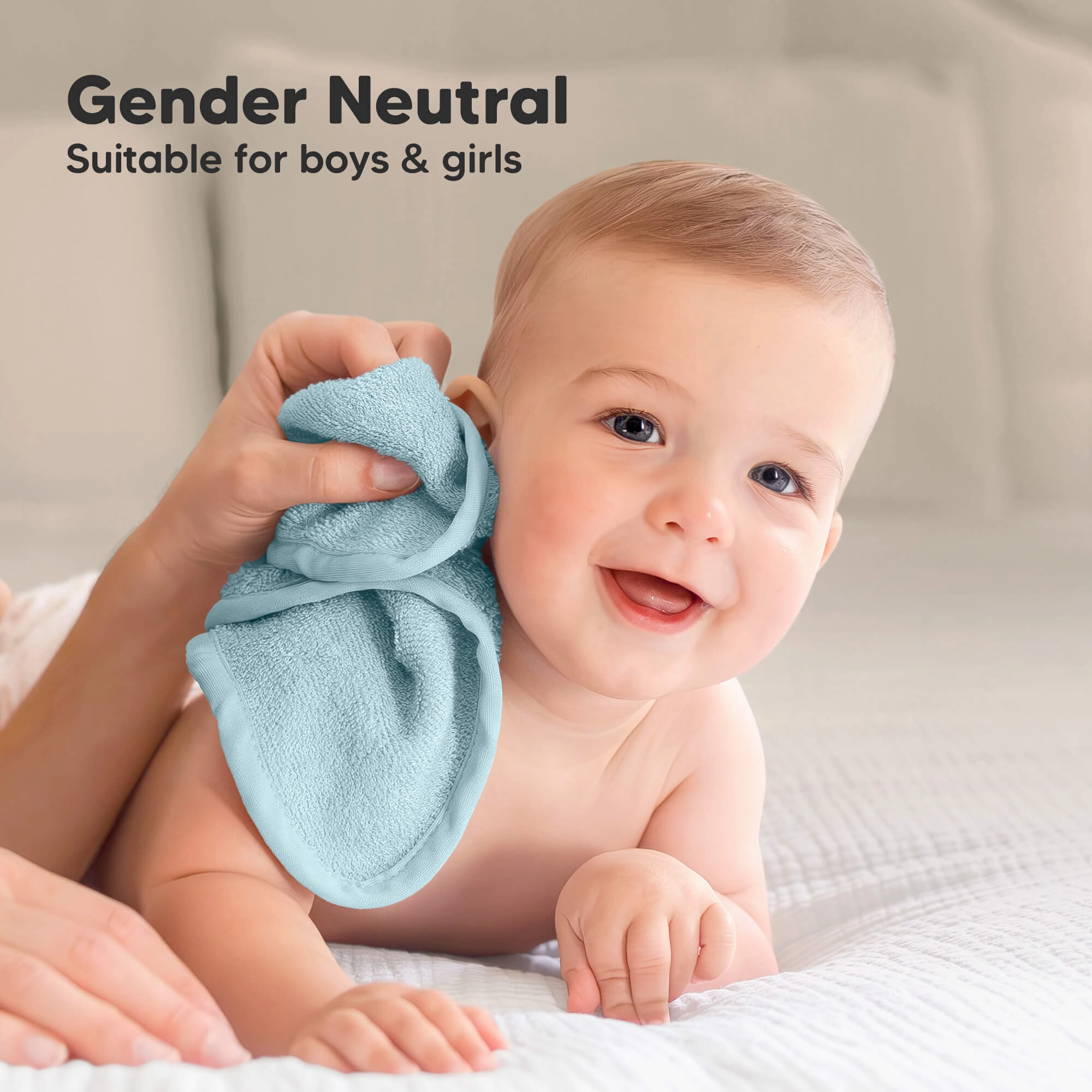 Deluxe Baby Washcloths (Navy Blue)