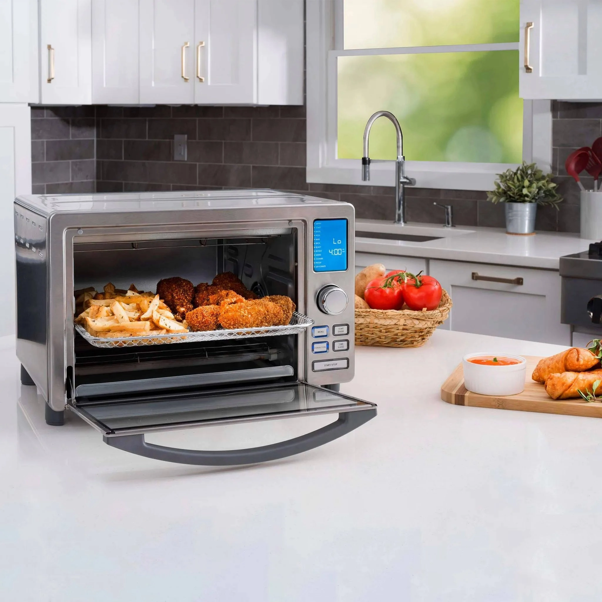 Digital Stainless Steel Air Fryer Toaster Oven