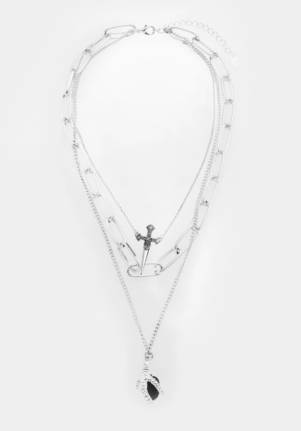 Dragon Egg Multi-Chain Necklace