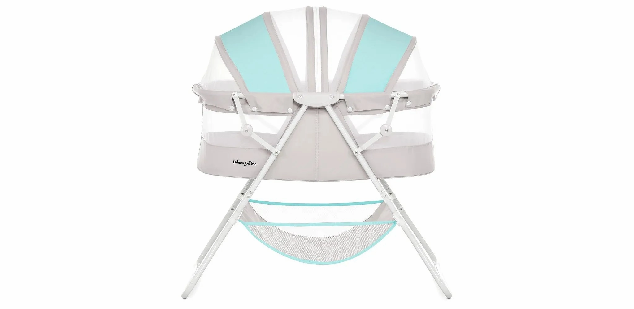 Dream On Me Karley Bassinet, Blue And Grey