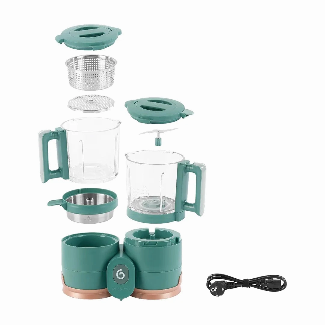 Duo Meal Glass Food Processor - Dark Green