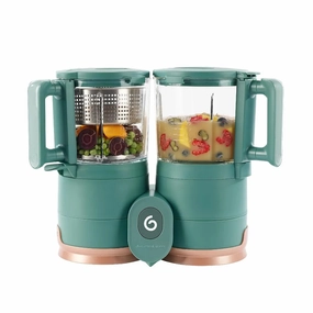 Duo Meal Glass Food Processor - Dark Green