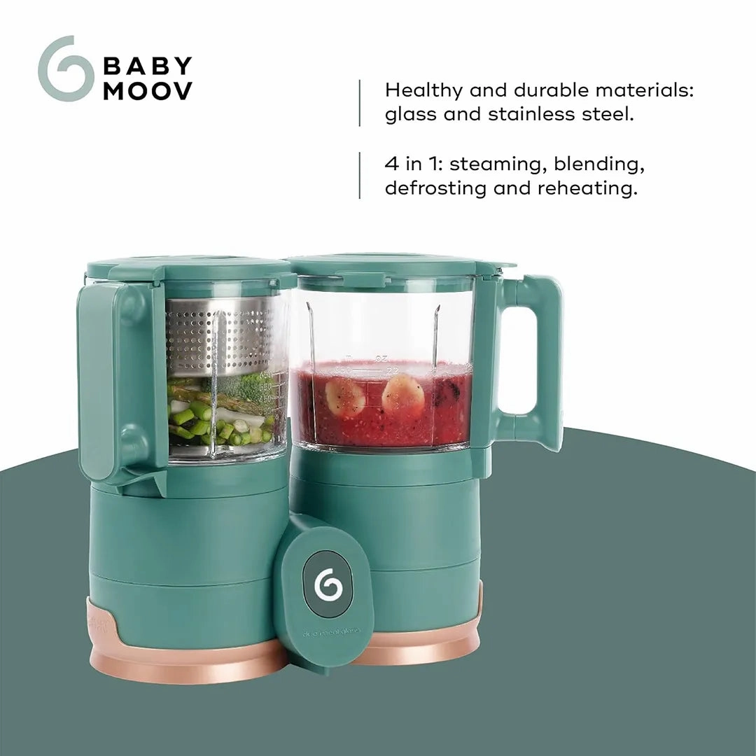 Duo Meal Glass Food Processor - Dark Green
