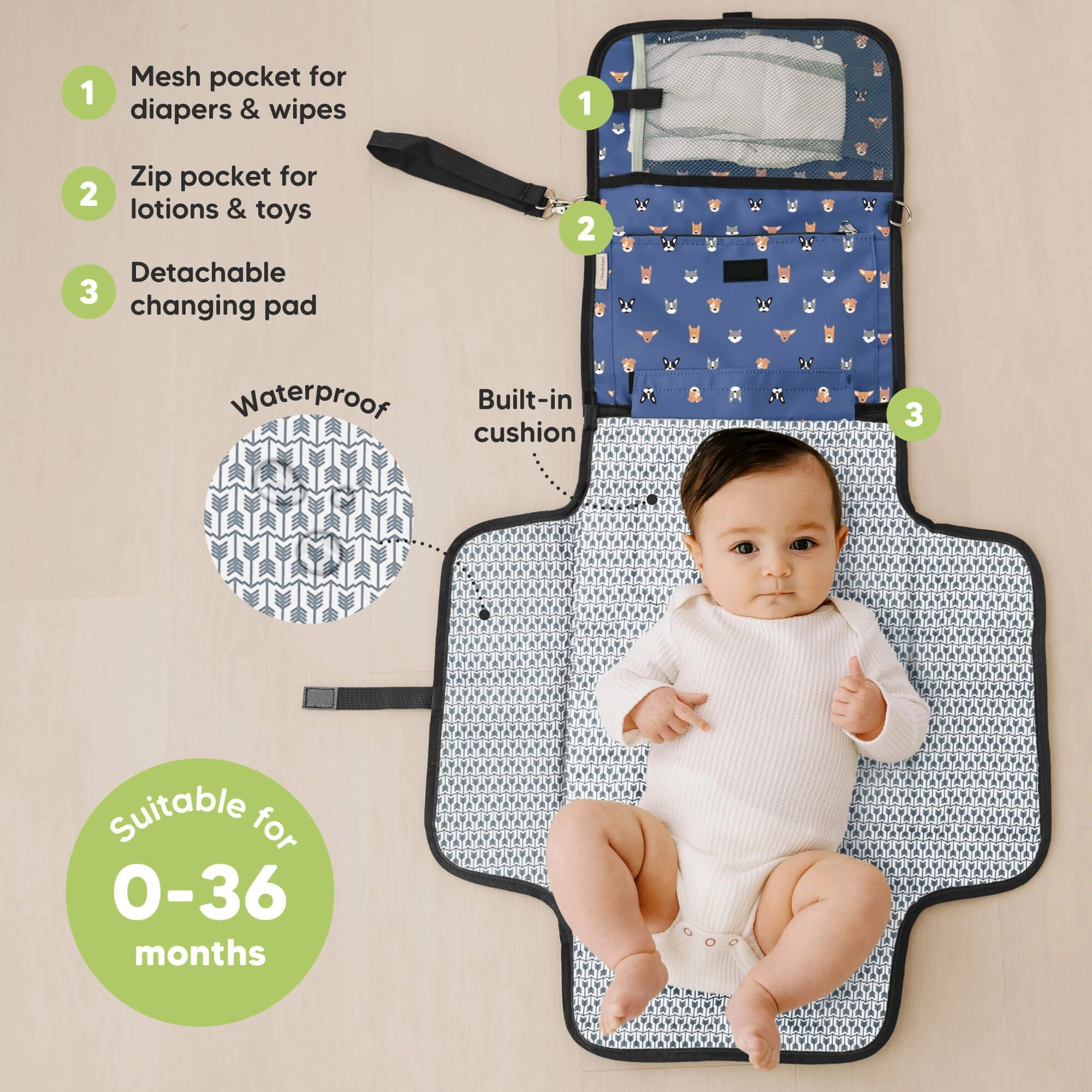 Ezee Diaper Changing Pad (Pets & Paws)