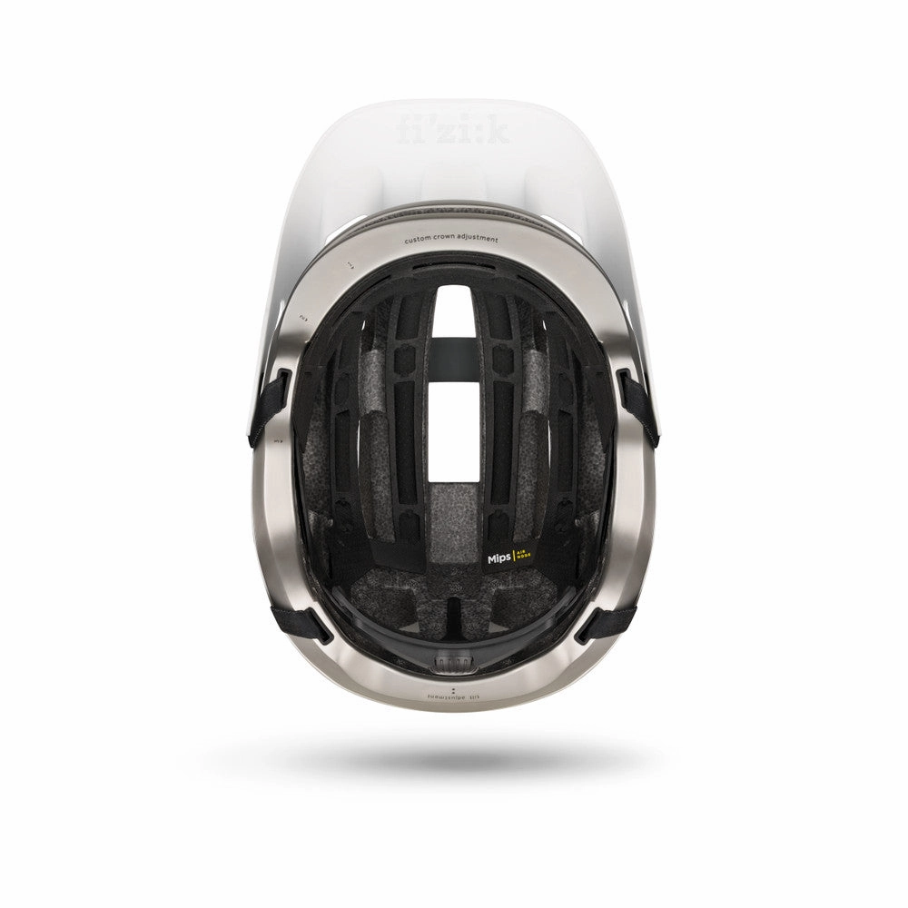 Fizik Kassis MTB Helmet with Light - White