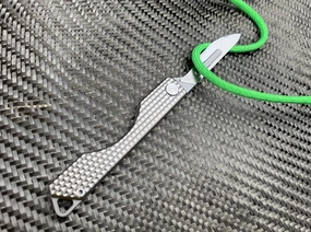 Folding Titanium Craft Scalpel Knife   Case   Spare Blades!