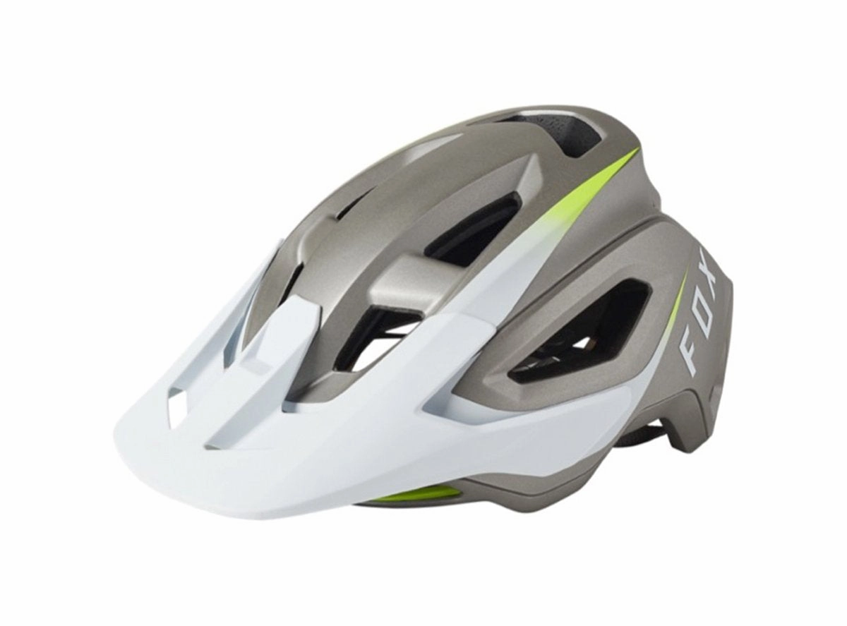 Fox Racing Speedframe Pro MTB Helmet -  Repeater - White - 2021