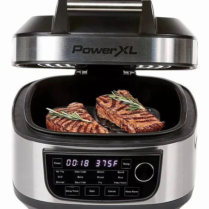 Grill Air Fryer Combo - Silver