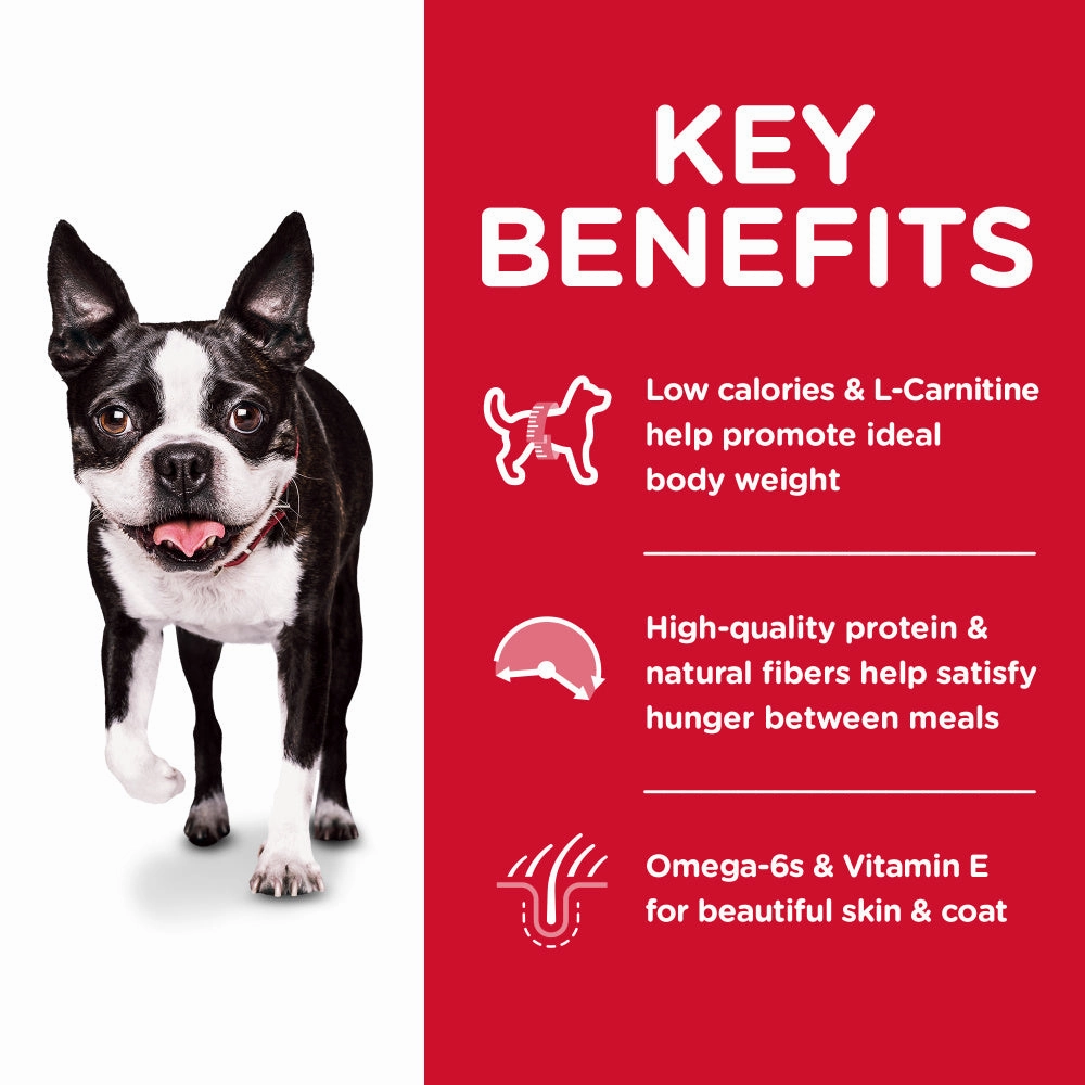 Hill's Science Diet Adult Light Small Bites Chicken Meal & Barley Dry Dog Food