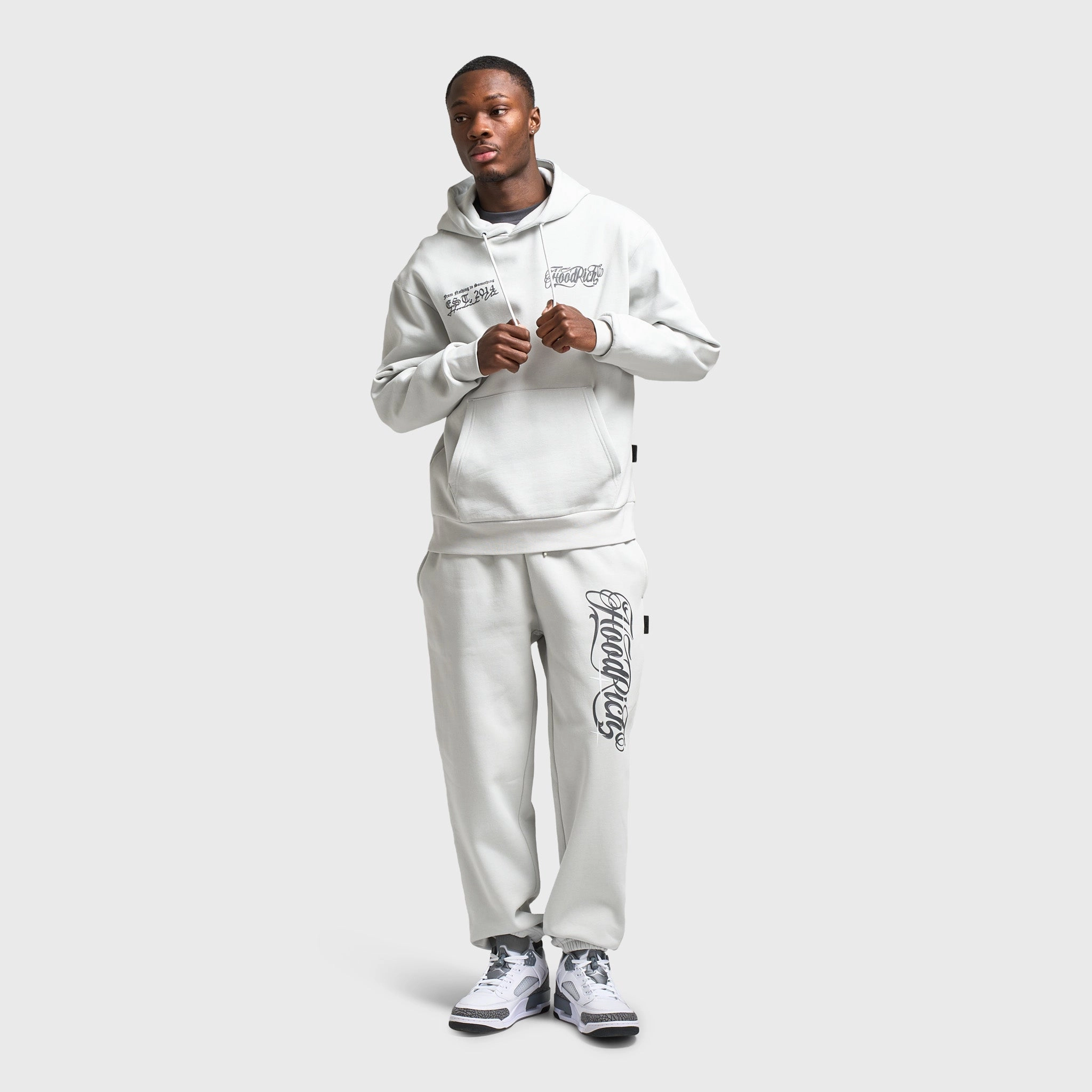 Hoodrich Legacy Oversized Hoodie Dawn Blue / Lava Smoke - Anthracite