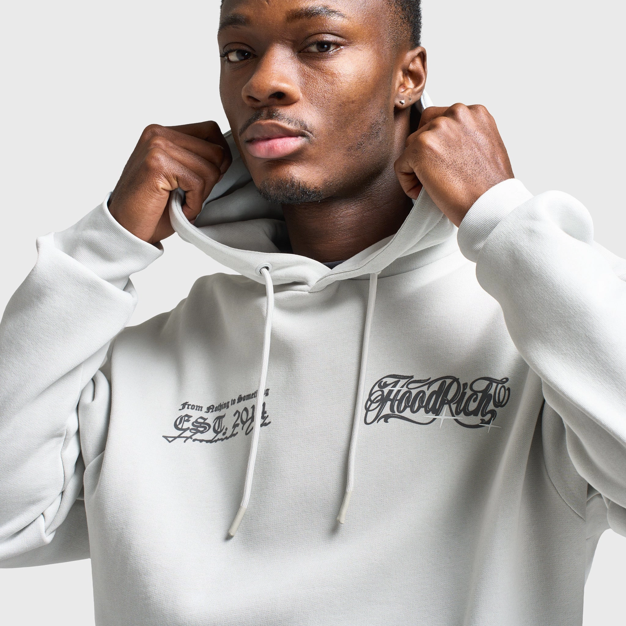 Hoodrich Legacy Oversized Hoodie Dawn Blue / Lava Smoke - Anthracite