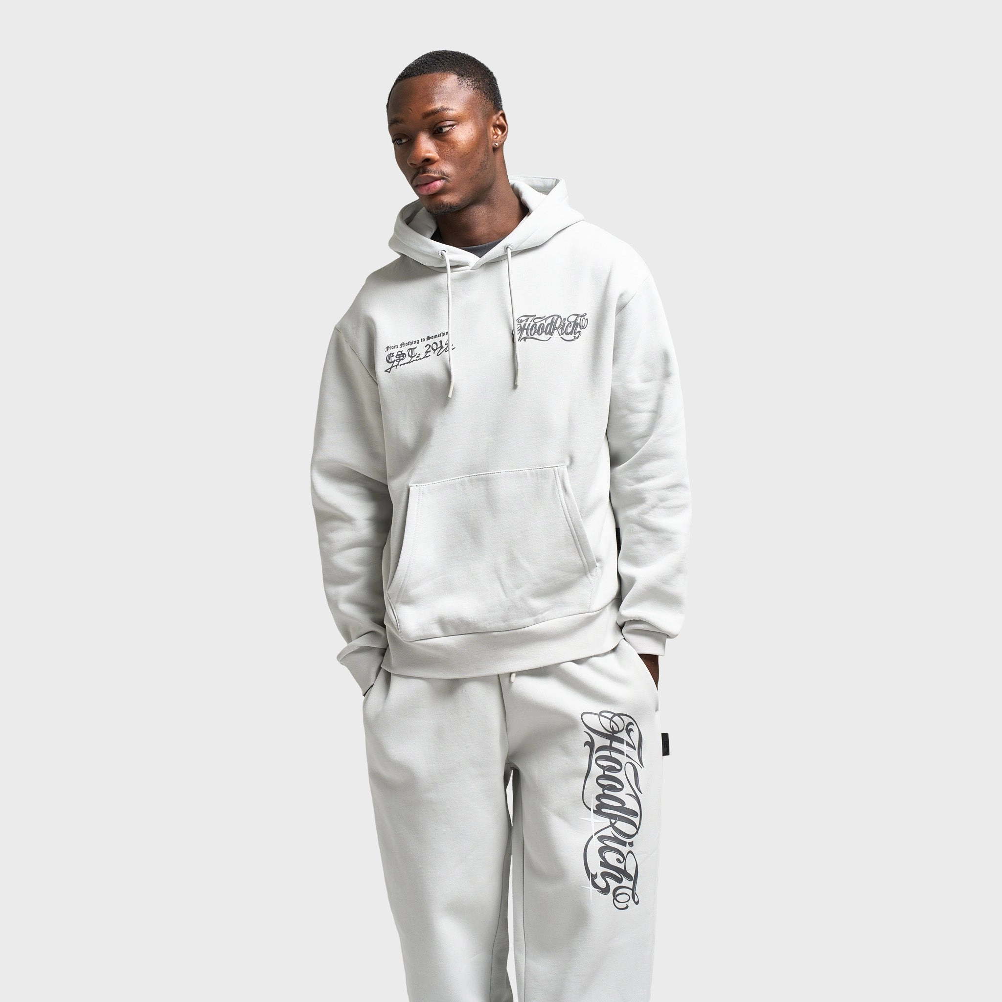 Hoodrich Legacy Oversized Hoodie Dawn Blue / Lava Smoke - Anthracite