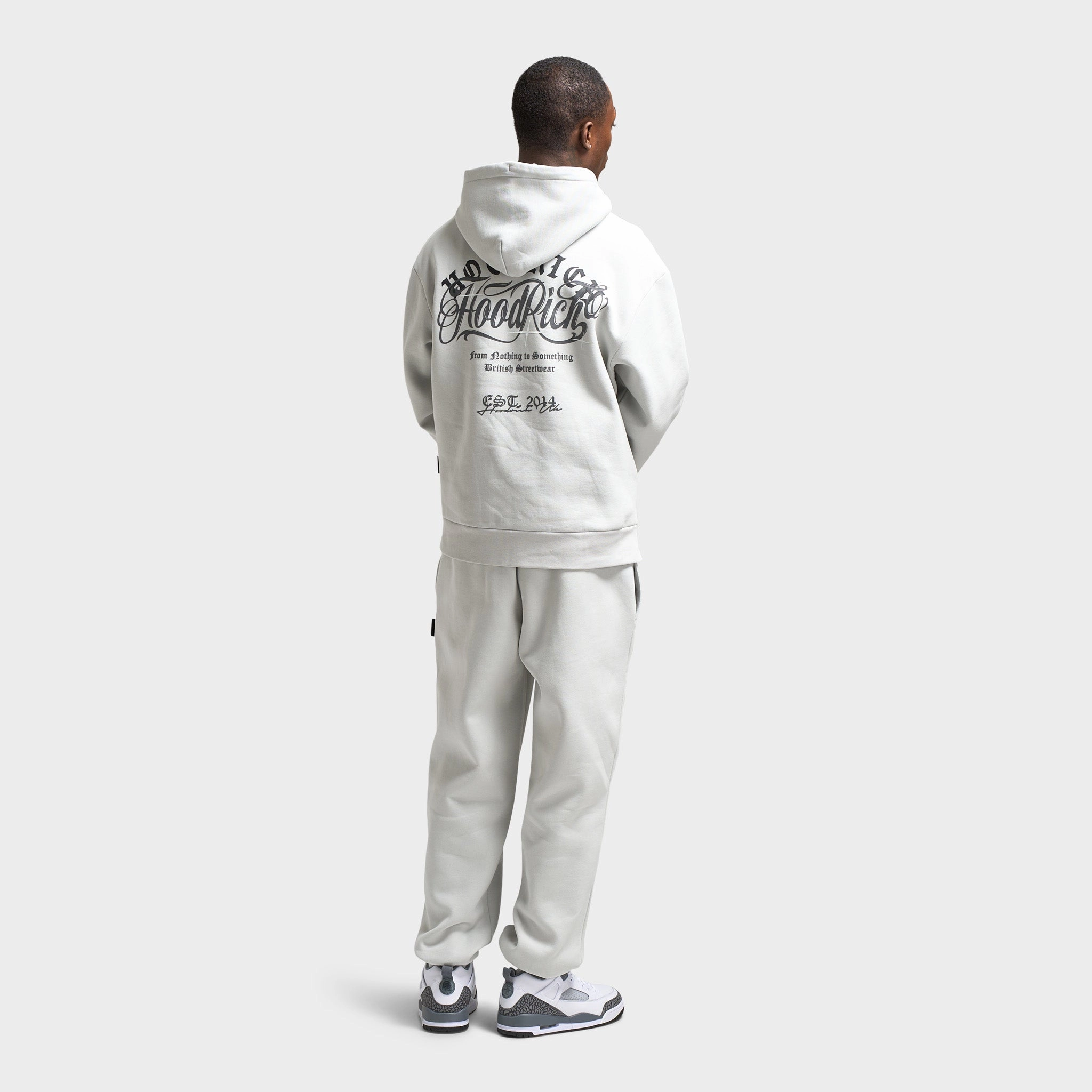 Hoodrich Legacy Oversized Hoodie Dawn Blue / Lava Smoke - Anthracite