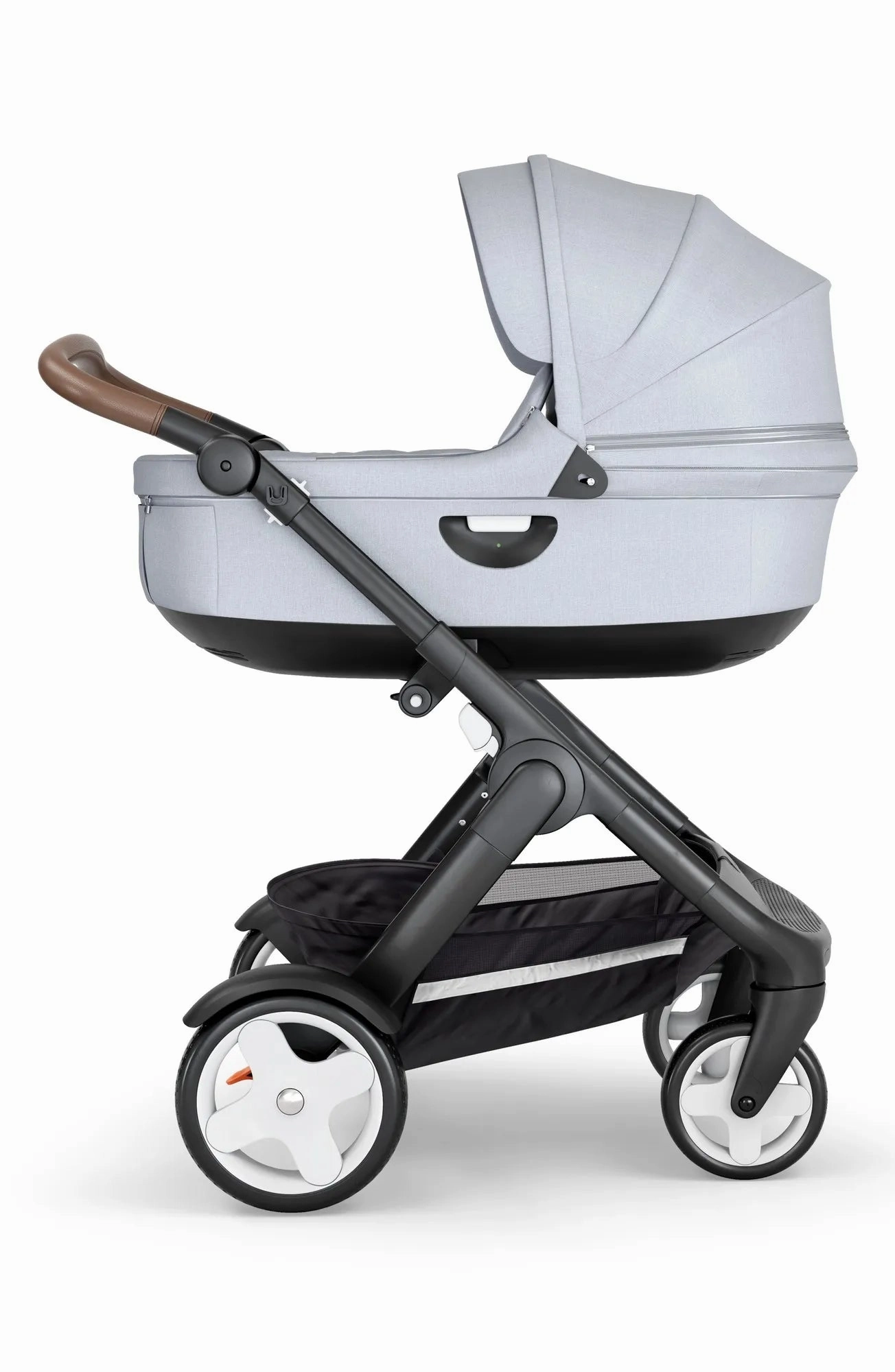 Infant Stokke Trailz Black Carry Cot, Size One Size - Grey (See Description)