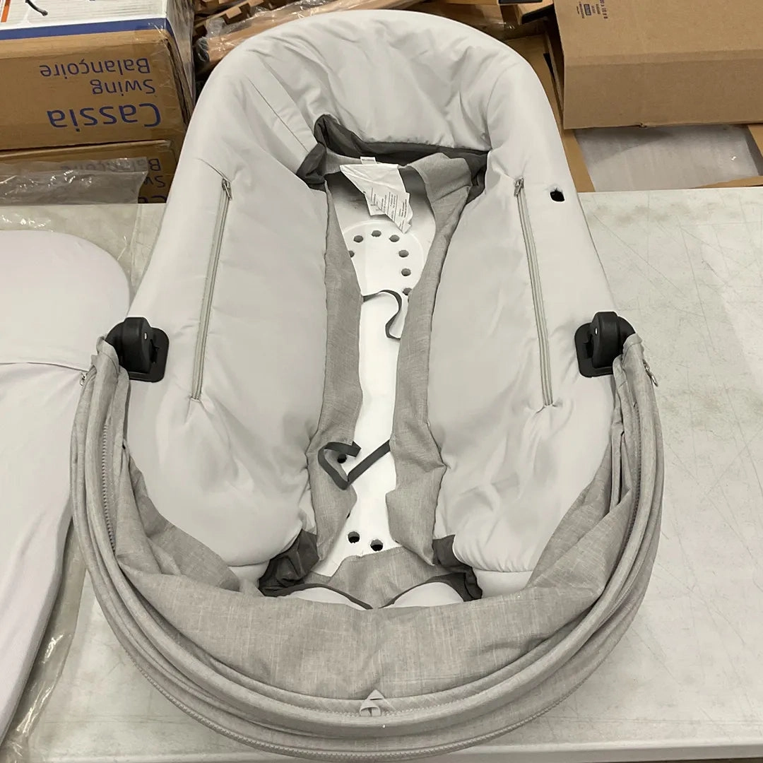 Infant Stokke Trailz Black Carry Cot, Size One Size - Grey (See Description)