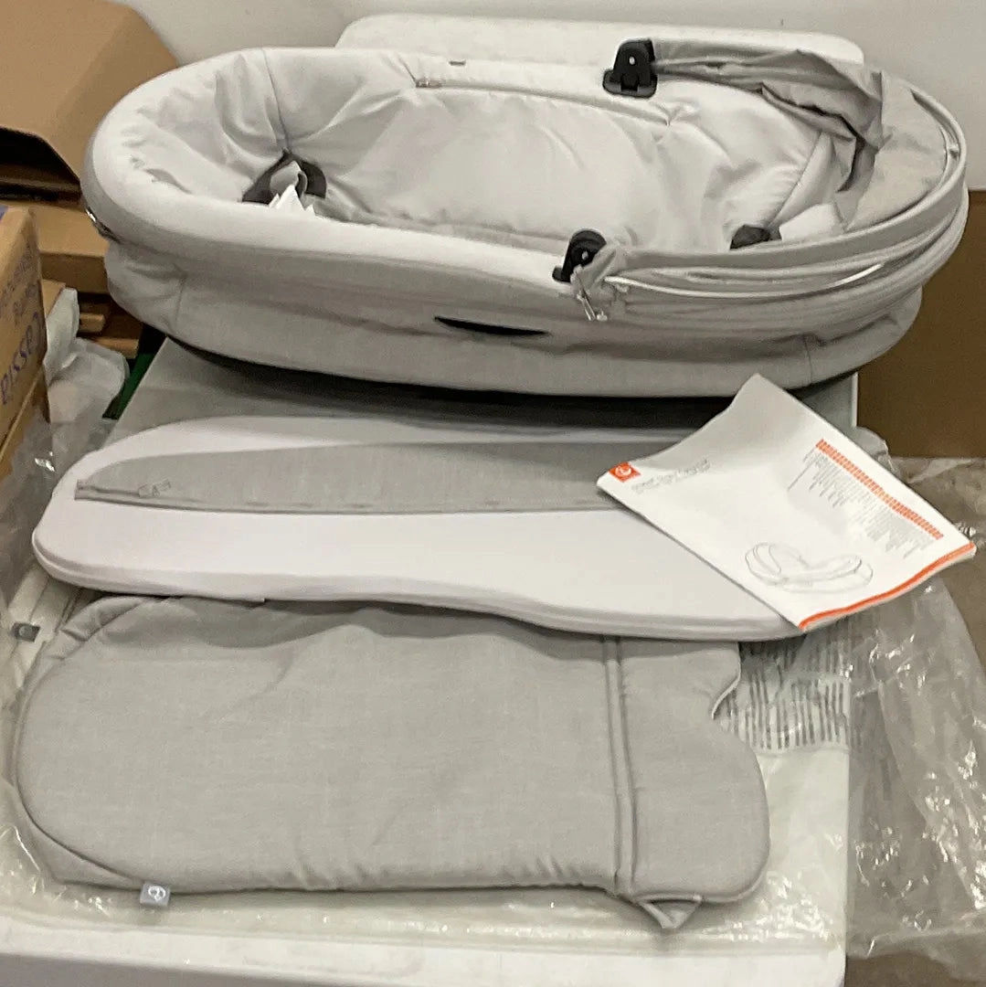 Infant Stokke Trailz Black Carry Cot, Size One Size - Grey (See Description)