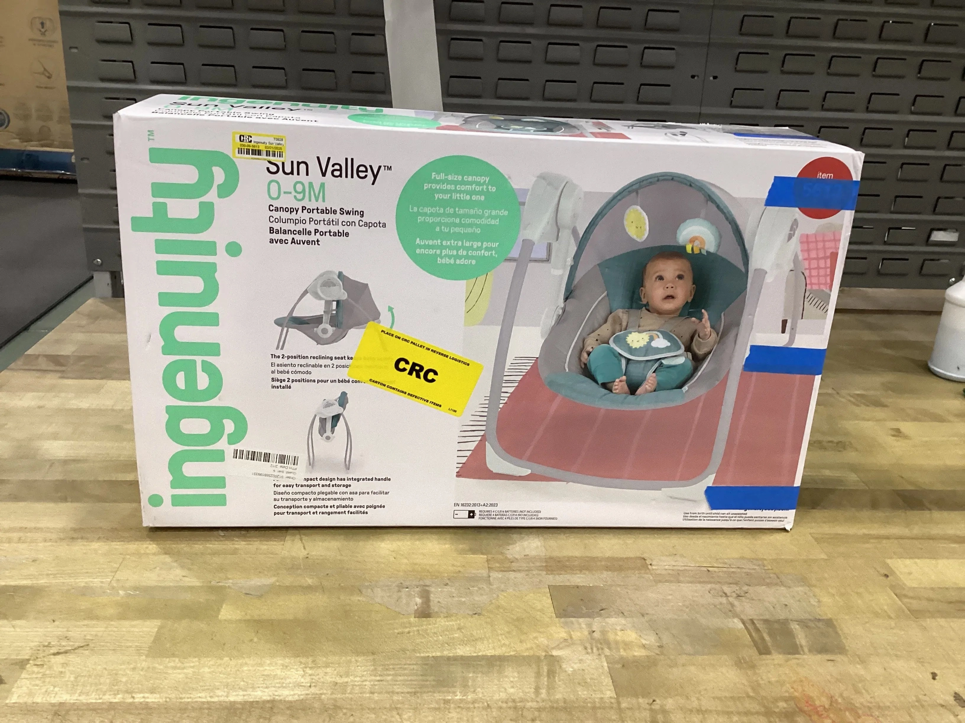 Ingenuity Sun Valley Canopy Portable Swing - Teal (See Description)