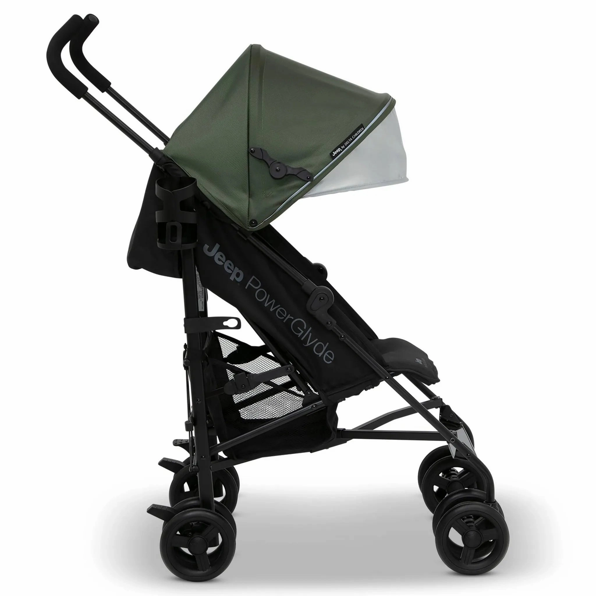 Jeep PowerGlyde Stroller, Olive Green