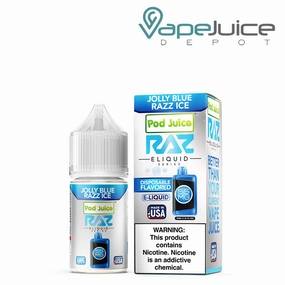 Jolly Blue Razz Ice Pod Juice x Raz TFN Salt 30ml