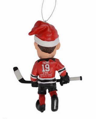 Jonathan Toews Chicago Blackhawks Elf Ornament