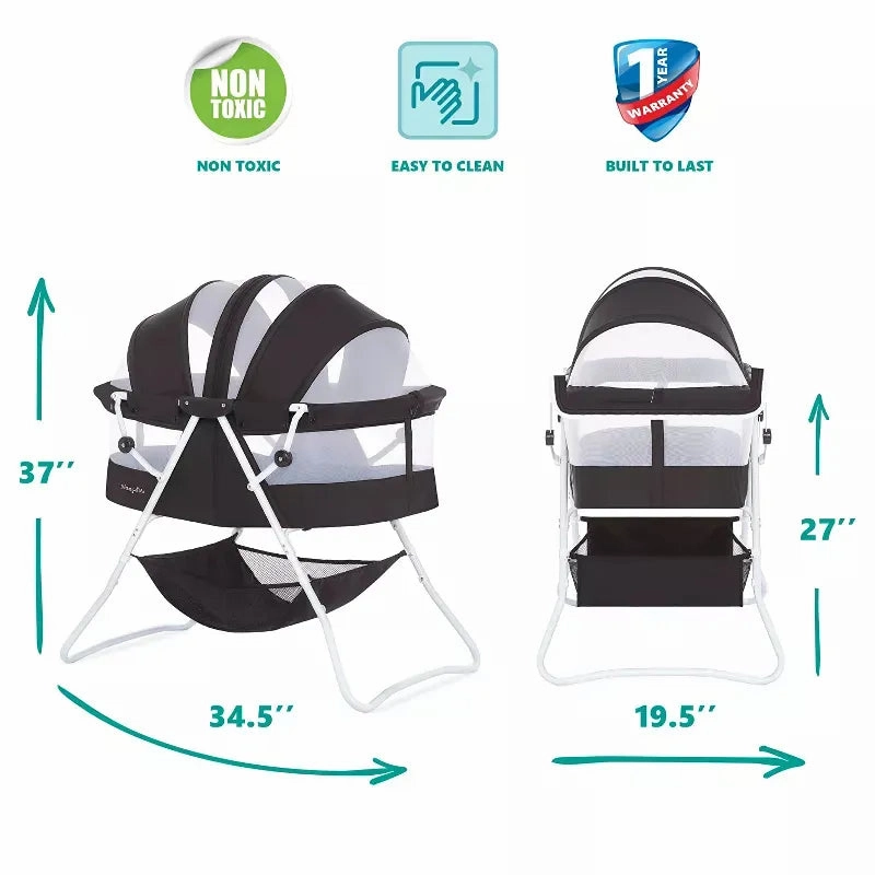 Karley Bassinet - Black