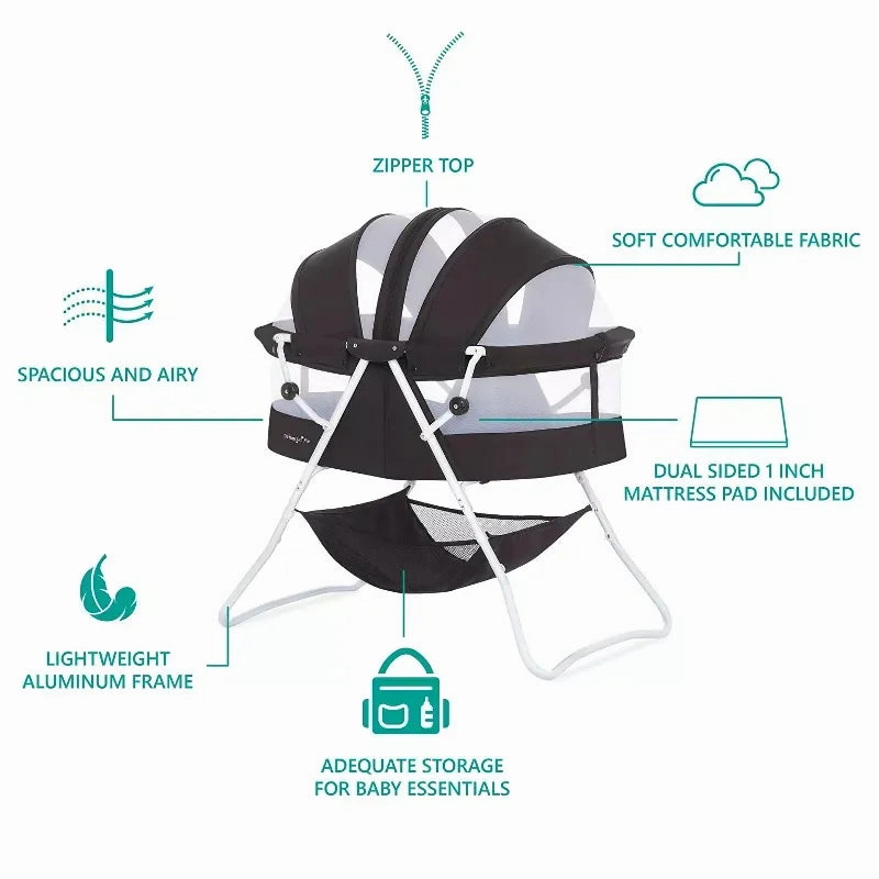 Karley Bassinet - Black