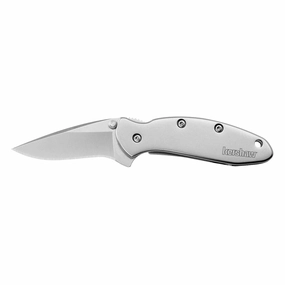 Kershaw Pocket Knife - Chive Drop Point Plain Edge Blade with Frame Lock | KW1600