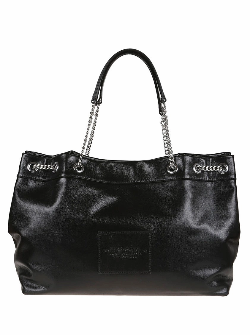 Large Chain Sack In Fine Full-Grain Leather