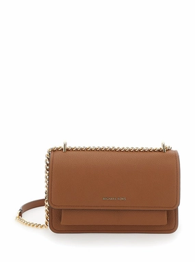 Large Shoulder Bag With Chain Detail