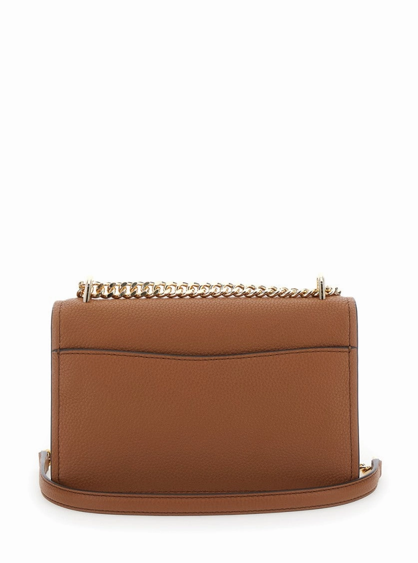Large Shoulder Bag With Chain Detail