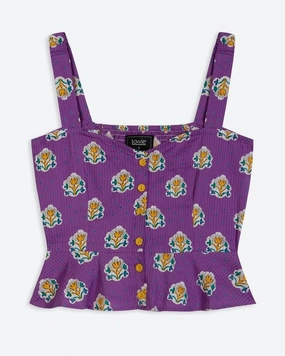 Lowie Les Indiennes Peplum Cami Top
