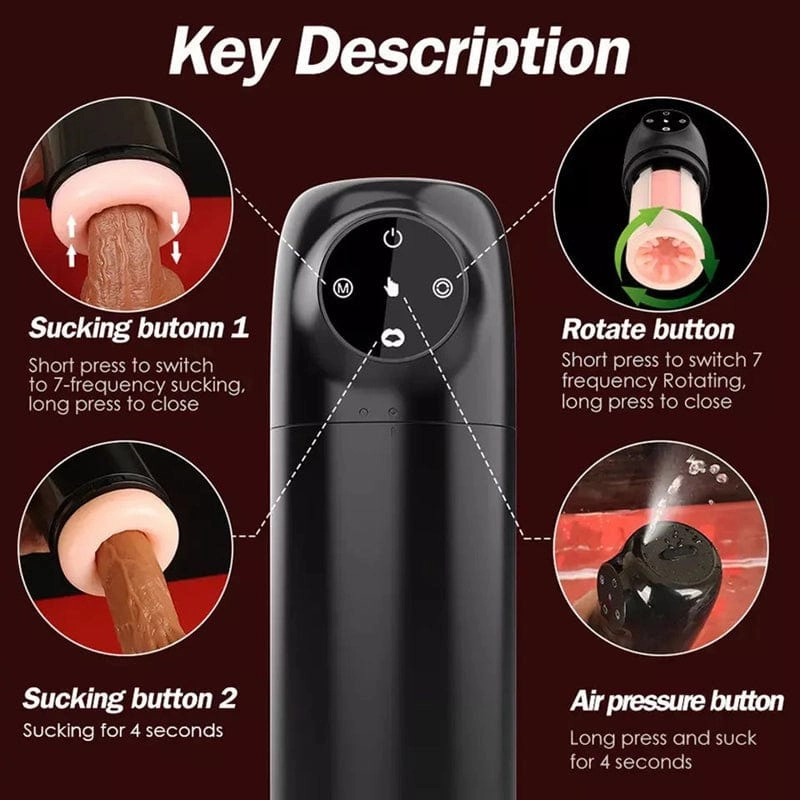 Lurevibe - Men's Special Water Bath Sucking Masturbation Cup