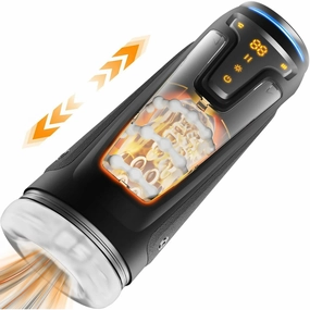 Male Masturbator Sex Toys for Men with 9 Vibrating,8 Thrusting Modes & 2 Heating Levels