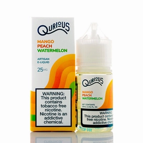 Mango Peach Watermelon Salt - Qurious E-Juice