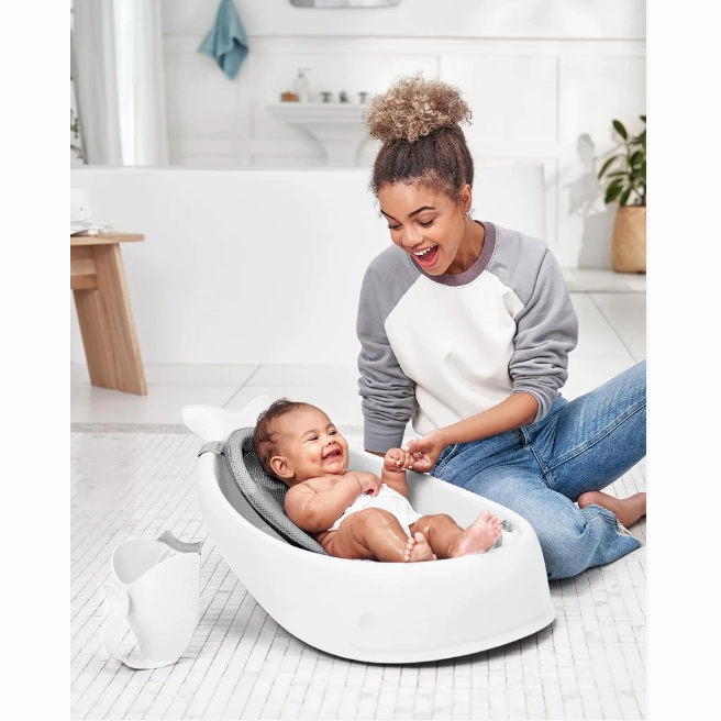 Moby Smart Sling 3-stage Baby Tub - White