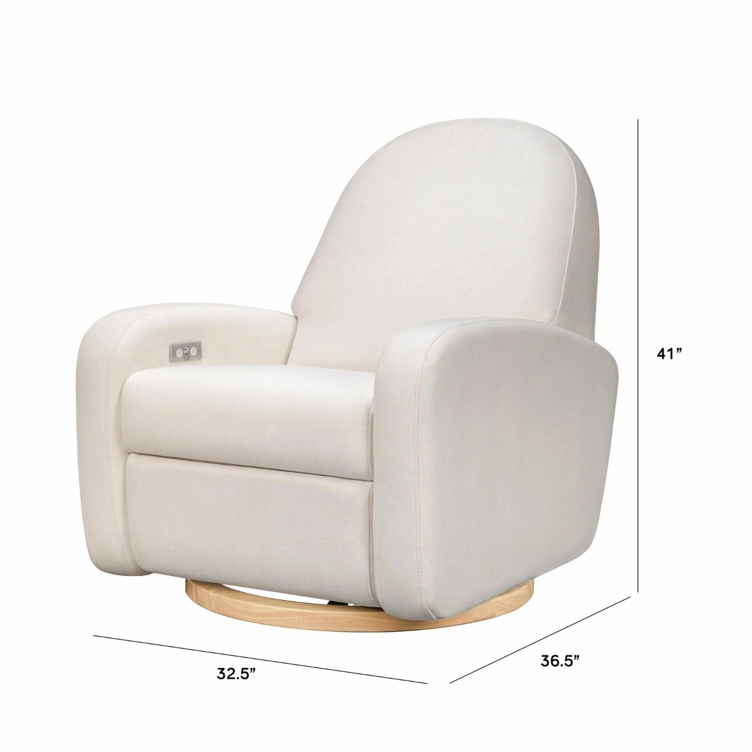 Nami Electronic Recliner and Swivel Glider with USB Port