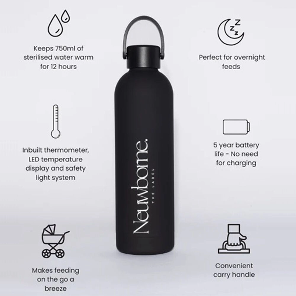 Neuwborne Formula Feeding Baby Thermos Black
